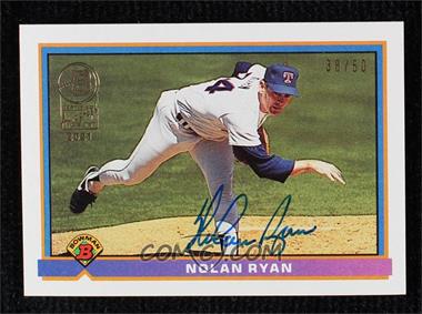 2021 Bowman - 1991 Bowman Buyback Autographs #280 - Nolan Ryan /50