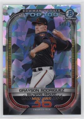 2021 Bowman - Bowman Scouts Top 100 - Atomic Refractor #BTP-36 - Grayson Rodriguez /150