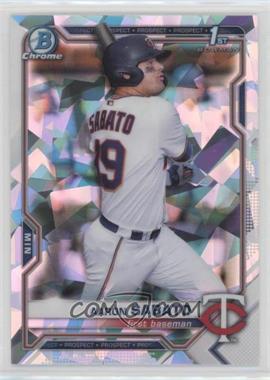 2021 Bowman - Chrome Prospects - Atomic Refractor #BCP-125 - Aaron Sabato