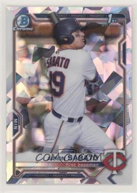 2021 Bowman - Chrome Prospects - Atomic Refractor #BCP-125 - Aaron Sabato