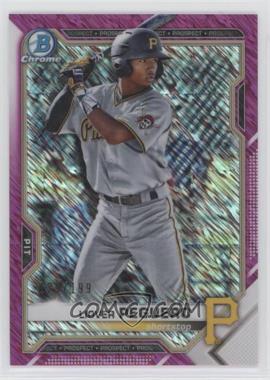 2021 Bowman - Chrome Prospects - Fuschia Shimmer Refractor #BCP-52 - Liover Peguero /199