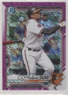 2021 Bowman - Chrome Prospects - Fuschia Shimmer Refractor #BCP-76 - Yusniel Diaz /199