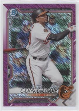 2021 Bowman - Chrome Prospects - Fuschia Shimmer Refractor #BCP-76 - Yusniel Diaz /199