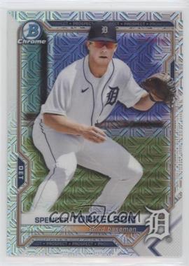 2021 Bowman - Chrome Prospects - Mega Box Mojo Refractor #BCP-96.1 - Spencer Torkelson (Glove on Left Hand)