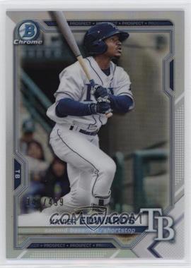 2021 Bowman - Chrome Prospects - Refractor #BCP-101 - Xavier Edwards /499