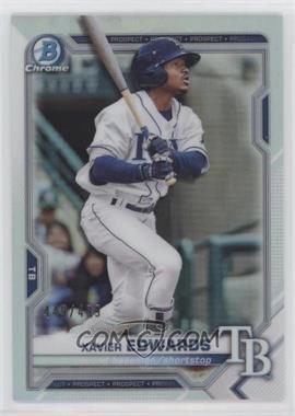 2021 Bowman - Chrome Prospects - Refractor #BCP-101 - Xavier Edwards /499