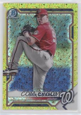 2021 Bowman - Chrome Prospects - Yellow Mini-Diamond Refractor #BCP-99 - Cade Cavalli /75