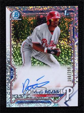 2021 Bowman - Chrome Prospects Autographs - Speckle Refractor #CPA-JR - Johan Rojas /299