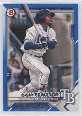 2021 Bowman - Prospects - Blue Border #BP-101 - Xavier Edwards /150 [EX to NM]