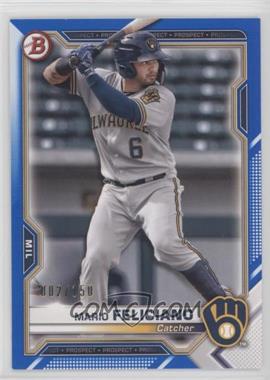 2021 Bowman - Prospects - Blue Border #BP-133 - Mario Feliciano /150