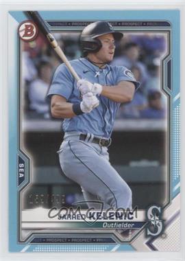 2021 Bowman - Prospects - Sky Blue Border #BP-102 - Jarred Kelenic /499