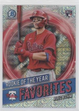 2021 Bowman - Rookie of the Year Favorites - Mega Box Mojo Refractor #RRY-AB - Alec Bohm