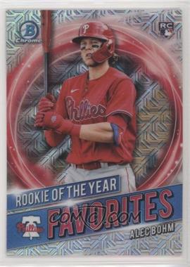 2021 Bowman - Rookie of the Year Favorites - Mega Box Mojo Refractor #RRY-AB - Alec Bohm