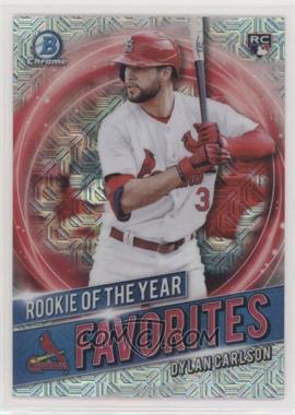 2021 Bowman - Rookie of the Year Favorites - Mega Box Mojo Refractor #RRY-DC - Dylan Carlson