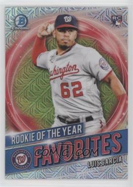 2021 Bowman - Rookie of the Year Favorites - Mega Box Mojo Refractor #RRY-LG - Luis Garcia