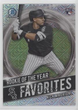 2021 Bowman - Rookie of the Year Favorites - Mega Box Mojo Refractor #RRY-NM - Nick Madrigal