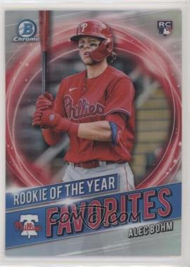 2021 Bowman - Rookie of the Year Favorites #RRY-AB - Alec Bohm