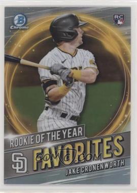 2021 Bowman - Rookie of the Year Favorites #RRY-JC - Jake Cronenworth
