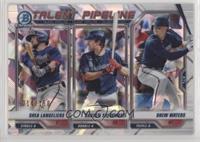 Shea Langeliers, Braden Shewmake, Drew Waters #/150