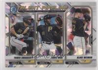 Oneil Cruz, Blake Weiman, Travis Swaggerty #/150