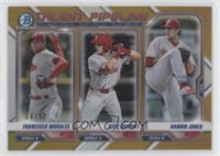 Damon Jones, Nick Maton, Francisco Morales #/50