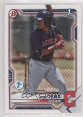 2021 Bowman 1st Edition - [Base] #BFE-128 - Jose Tena