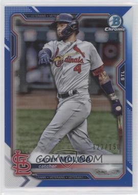 2021 Bowman Chrome - [Base] - Blue Refractor #99 - Yadier Molina /150