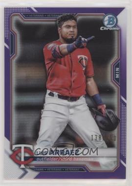 2021 Bowman Chrome - [Base] - Purple Refractor #39 - Luis Arraez /250