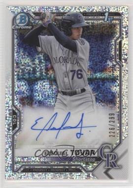 2021 Bowman Chrome - Prospect Autographs - Speckle Refractor #CPA-ETO - Ezequiel Tovar /299