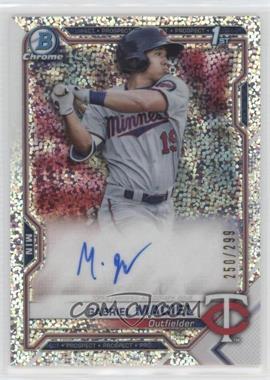 2021 Bowman Chrome - Prospect Autographs - Speckle Refractor #CPA-GM - Gabriel Maciel /299