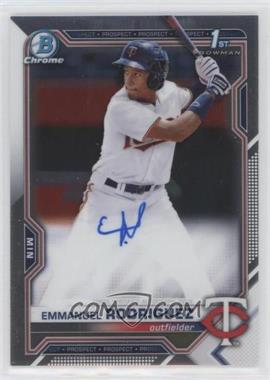 2021 Bowman Chrome - Prospect Autographs #CPA-ERO - Emmanuel Rodriguez