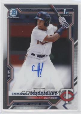 2021 Bowman Chrome - Prospect Autographs #CPA-ERO - Emmanuel Rodriguez