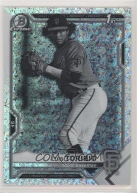 2021 Bowman Chrome - Prospects - Black & White Mini-Diamond Refractor #BCP-228 - Luis Toribio