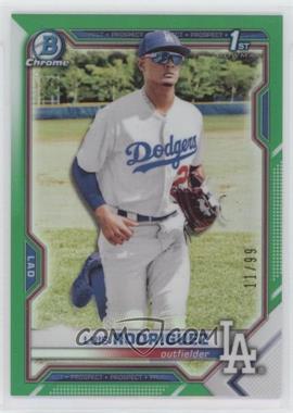 2021 Bowman Chrome - Prospects - Green Refractor #BCP-196 - Luis Rodriguez /99