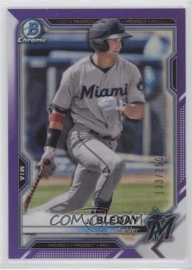 2021 Bowman Chrome - Prospects - Purple Refractor #BCP-200 - JJ Bleday /250