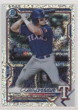 2021 Bowman Chrome - Prospects - Speckle Refractor #BCP-242 - Justin Foscue /299