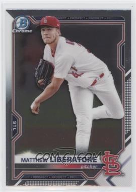 2021 Bowman Chrome - Prospects #BCP-234 - Matthew Liberatore