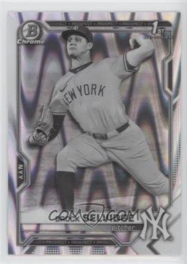 2021 Bowman Draft - Chrome - Black & White RayWave Refractor #BDC-24 - Brock Selvidge