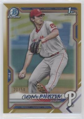 2021 Bowman Draft - Chrome - Gold Refractor #BDC-10 - Andrew Painter /50