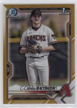 2021 Bowman Draft - Chrome - Gold Refractor #BDC-51 - Chad Patrick /50