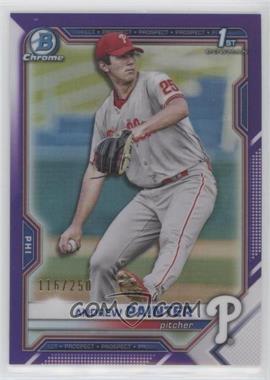 2021 Bowman Draft - Chrome - Purple Refractor #BDC-10 - Andrew Painter /250 [EX to NM]