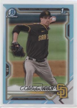 2021 Bowman Draft - Chrome - Sky Blue Refractor #BDC-141 - Jackson Wolf