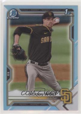 2021 Bowman Draft - Chrome - Sky Blue Refractor #BDC-141 - Jackson Wolf