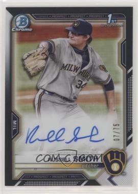 2021 Bowman Draft - Chrome Draft Pick Autographs - Black Refractor #CDA-RS - Russell Smith /75