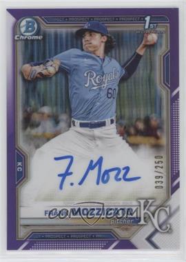 2021 Bowman Draft - Chrome Draft Pick Autographs - Purple Refractor #CDA-FM - Frank Mozzicato /250