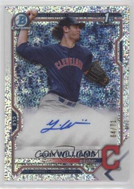 2021 Bowman Draft - Chrome Draft Pick Autographs - Sparkle Refractor #CDA-GW - Gavin Williams /71