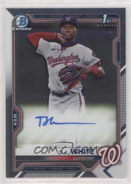 2021 Bowman Draft - Chrome Draft Pick Autographs #CDA-TWH - T.J. White