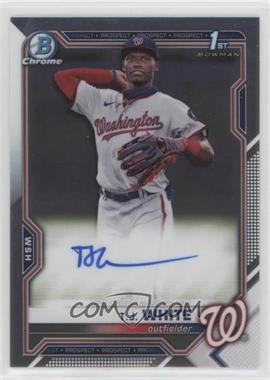 2021 Bowman Draft - Chrome Draft Pick Autographs #CDA-TWH - T.J. White