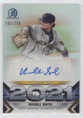 2021 Bowman Draft - Class of 2021 Autographs #C21-RS - Russell Smith /250