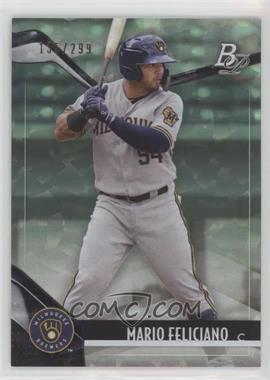 2021 Bowman Platinum - Top Prospects - Foilboard #TOP-82 - Mario Feliciano /299